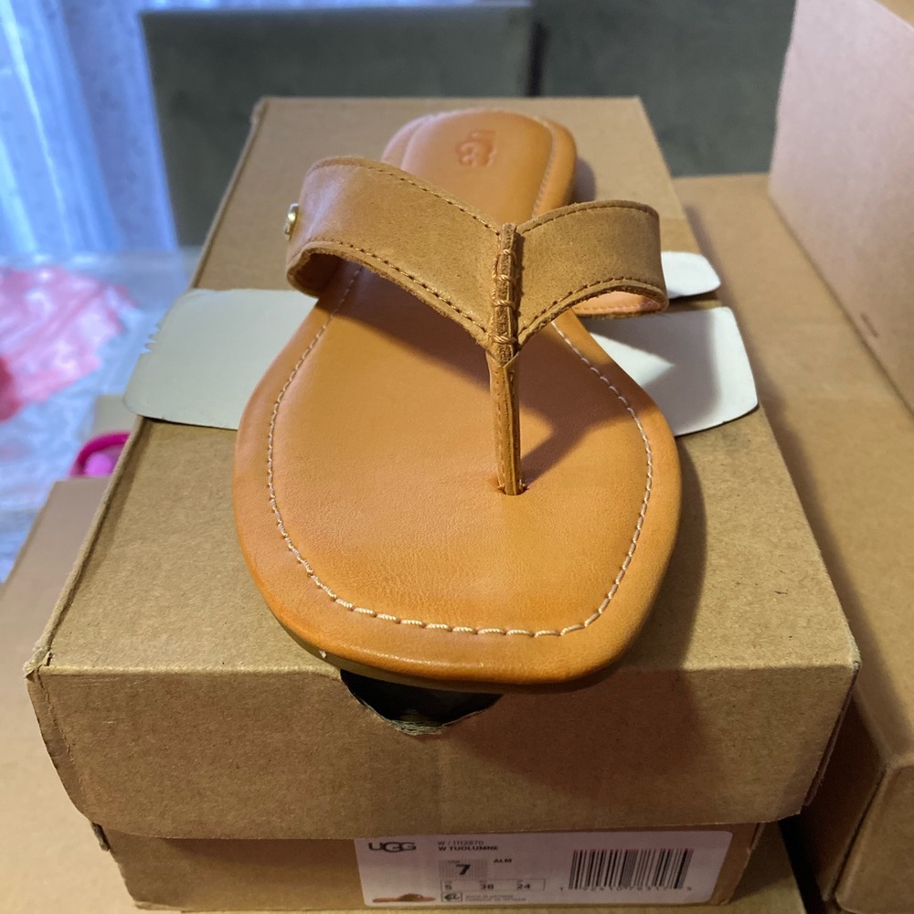 Ugg sandals new with box sizes 7 and 8  available